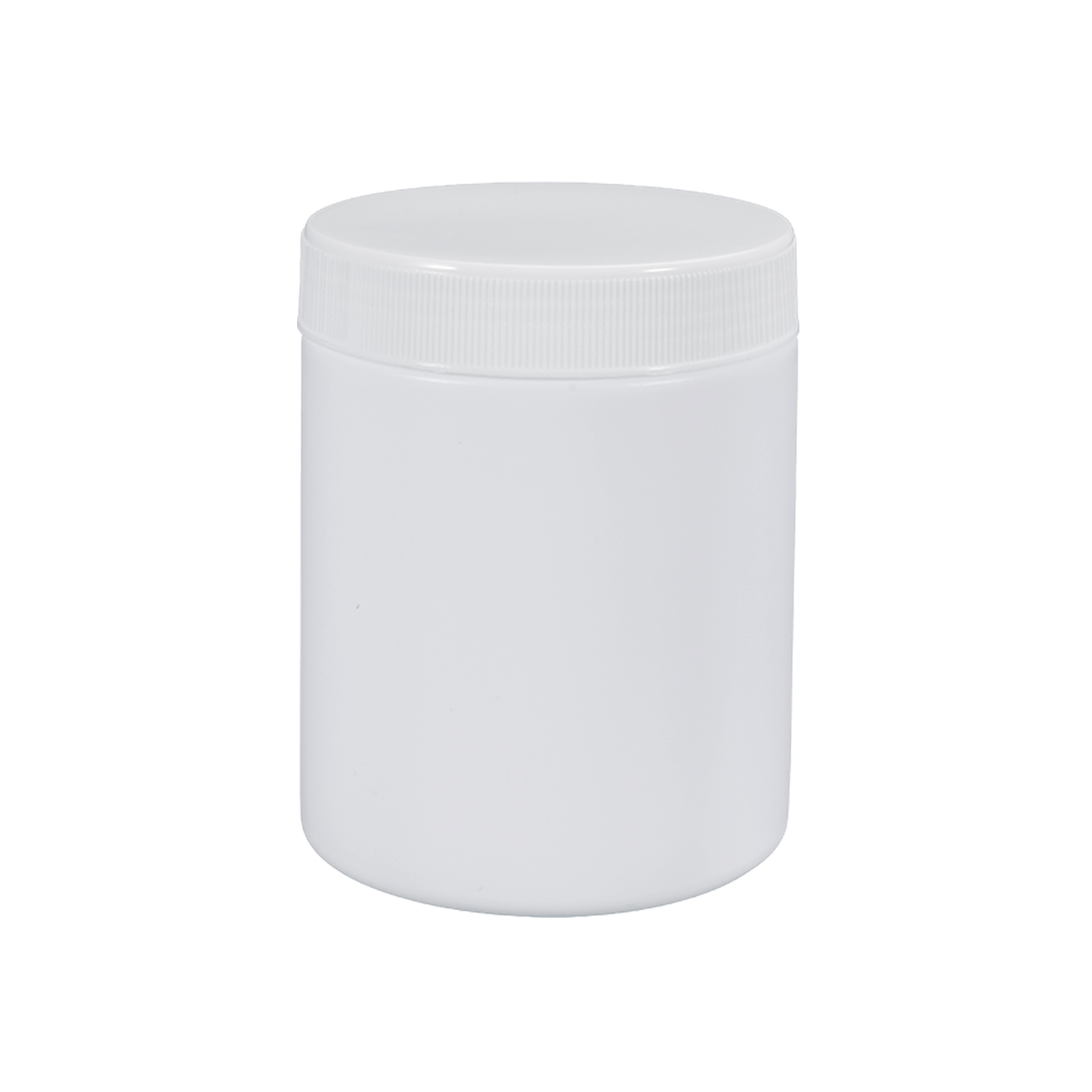 Pot en plastique à vis à large ouverture HDPE de 250 ml