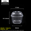 Gobelet en plastique PET transparent de 14 oz 520 ml